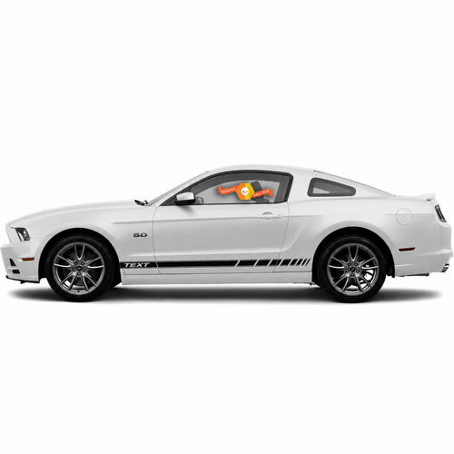 Jeu de 2 Autocollants Vinyles de Graphismes Latéraux Personnalisés pour Bas de Caisse pour Musclecar Musclecarmodel