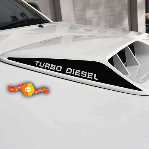 Calandre Turbo Diesel Autocollant Vinyle pour Toyota Hilux