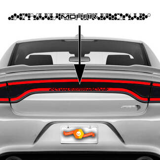 Autocollant d'accent de feu arrière Dodge Charger 2015- 2022+ 2023+ Honeycomb Hellcat Scat Pack Mopar SRT 392

