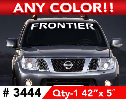 Bannière adhésive en vinyle pour pare-brise Frontier pour Nissan Frontier