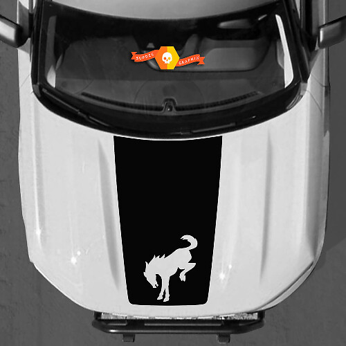 Ford Bronco 2021 2022 Autocollant Vinyle Capot Logo Sticker Décalcomanie Graphique
