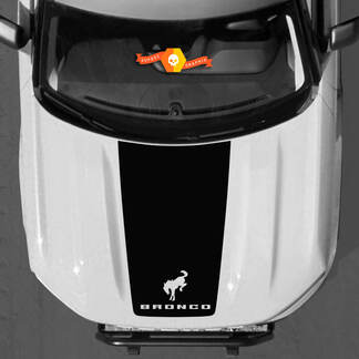 Nouveau Ford Bronco 2021 2022 Logo capot vinyle autocollant Kit autocollant graphique
