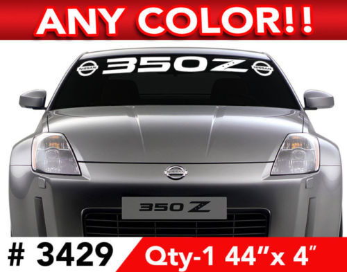 NISSAN 350 Z LOGO AUTOCOLLANT DE PARE-BRISE 44