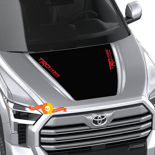 Nouveau capot Toyota Tundra 2022 TRD SR5 Off Road Wrap Decal Autocollant Graphique SupDec Design 2 couleurs

