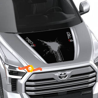 Nouveau Toyota Tundra 2022 Capot TRD SR5 Blood Punisher Wrap Sticker Graphics SupDec Design
