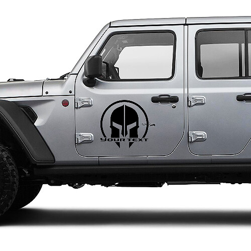 Autocollant en vinyle avec graphisme pour porte de Jeep Gladiator