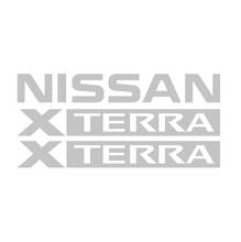 Set d'autocollants en vinyle pour barres de toit avec logo Xterra pour Nissan Xterra_2