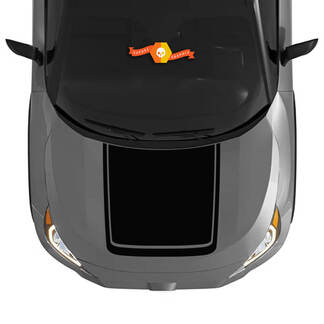 Capot RAV4 solide avec kit graphique d'autocollant de décalque de garniture pour Toyota RAV4 2019 - 2022 autocollant de décalque de vinyle
