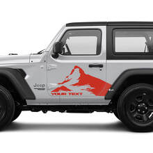 2 Nouveau Autocollant Décalque JEEP Wrangler Montagnes Autocollant Latéral Graphique Décalque
 3