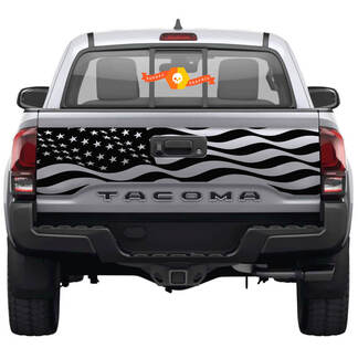 Décalque arrière de drapeau américain de hayon pour Toyota Tacoma troisième génération 2015-2022 SupDec
