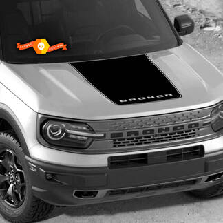 Ford Bronco 2021 2022 Logo Bronco capot garniture vinyle autocollant autocollant graphique
