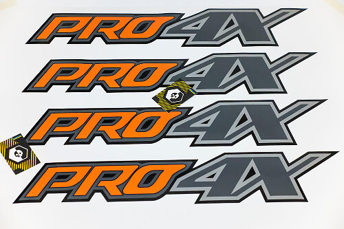 Autocollant en vinyle PRO-4X pour Nissan Titan