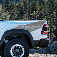 Kit de décalcomanies vinyle personnalisées style TRX pour tableau de bord Dodge Ram 1500 Rebel TRX_3