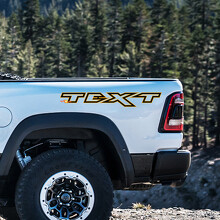 Autocollants vinyle latéraux avec lettrage en relief personnalisé pour Dodge Ram Rebel 1500 TRX_2