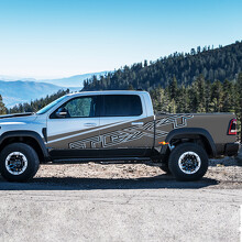 Ensemble de décalcomanies latérales personnalisées style TRX pour Dodge Ram 1500 Rebel/TRX_2