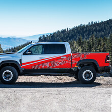 Ensemble de décalcomanies latérales personnalisées style TRX pour Dodge Ram 1500 Rebel/TRX_3
