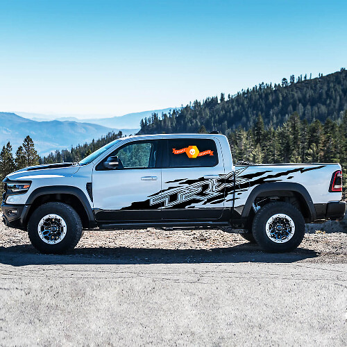 Autocollant vinyle latéral anti-boue pour Dodge Ram Rebel 1500 TRX