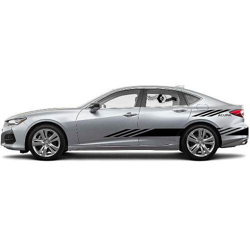 Autocollant Vinyle Latéral à Bandes Décoratives pour Acura TLX 2021