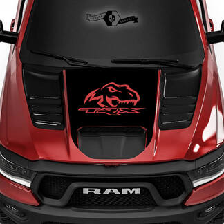 Dodge Ram rebelle 2022 + 2023 + 1500 TRX T-Rex capot TRX camion vinyle autocollant graphique

