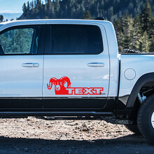 Autocollant vinyle latéral de porte style Hemi personnalisé pour Dodge Ram 1500_3