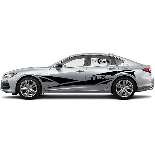 Kit de décalcomanies en vinyle bandes latérales Sharp TLX pour Acura TLX 2021