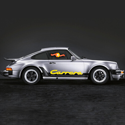 Rayures latérales autocollantes Porsche 911 Carrera 2 couleurs
