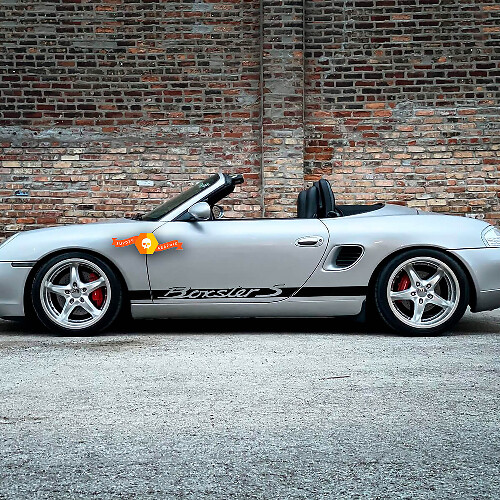 2x Kit de bandes latérales spéciales Porsche 986 Boxster Racing Edition Autocollant Décalcomanie
