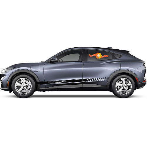 Autocollants en vinyle pour bandes latérales de logo Ford Mustang MACH-E
