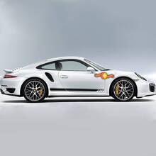 2 Porsche 911 décalcomanies Side Rocker Panneer Stripes Portes Kit Sticker Sticker 2