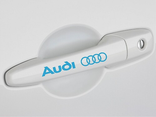 Autocollant Vinyle Poignée de Porte Logo Audi pour Audi A5