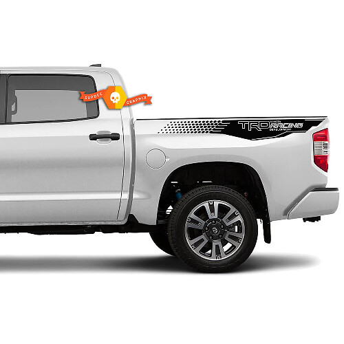Autocollant Vinyle Graphique TRD Gradient Dots pour Plinthe de Toyota Tundra