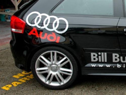 2 AUDI SPORT SIDE Autocollants décalants TT A3-8 S4 S5 Q3 Q5 Q7 S6 RS4
