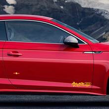 2 Autocollants Audi Racing A4 A5 A6 A7 A8 S4 S5 S8 Q5 Q7 Rs Tt 2