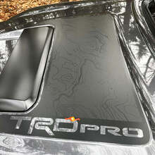 Déco autocollante en vinyle d'entrée d'air capot style topographique TRD Pro pour Toyota Tacoma 2016-2024_2
