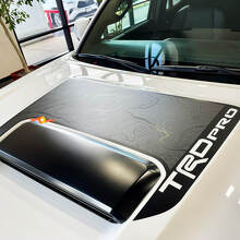 Déco autocollante en vinyle d'entrée d'air capot style topographique TRD Pro pour Toyota Tacoma 2016-2024_3