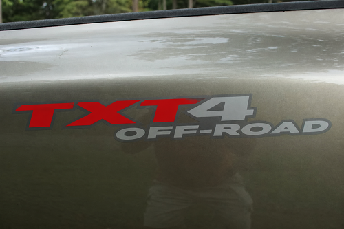 Adhésif Lettrage TXT4 Off Road Paire pour Paroi de Benne Vinyle pour Dodge Dakota TRX4