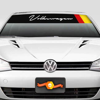 Pare-brise Sunstrip Sun Strip Any Year Stickers Design exclusif pour Volkswagen VW Golf Graphics
