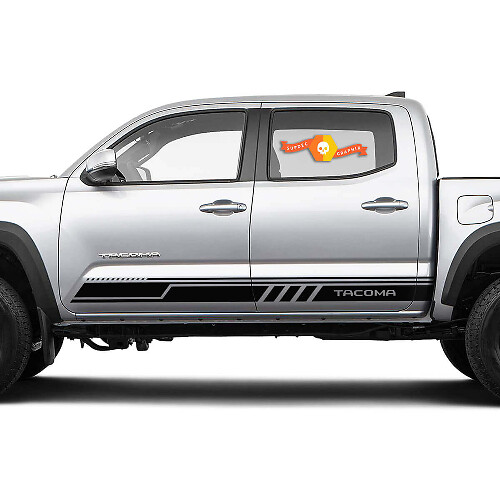 Autocollants en vinyle décoratifs pour bandes latérales pour Toyota Tacoma