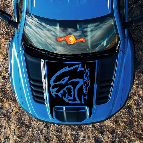 Autocollant Vinyle Capot TRX Hellcat Pour Dodge Ram