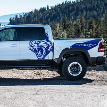 Autocollant en vinyle texte Wildcat et personnalisé pour porte de cabine Dodge Ram 1500_3