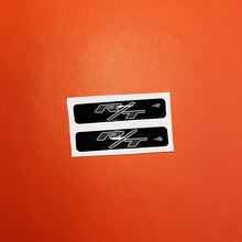Ensemble d'autocollants bombés pour insigne de clé R/T pour Dodge Challenger, Charger, Durango_2