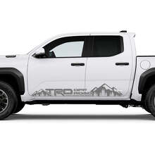 Autocollant vinyle TRD Off Road Mountains Side Rocker Panel pour Toyota Tacoma_2