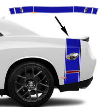 Autocollant en vinyle à bandes contour Rumble Bee pour coffre latéral Dodge Challenger 2022+_3