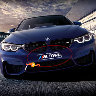 Bienvenue dans /// M Town BMW M Power M Performance nouveaux autocollants en vinyle
