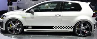 Sticker autocollant rayures Volkswagen Golf Mk4 Mk5 Mk6 Mk7 Gti R32 abaissement
