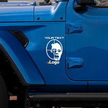 Autocollant en vinyle Zombie Kill Hood pour Jeep Wrangler Rubicon_2