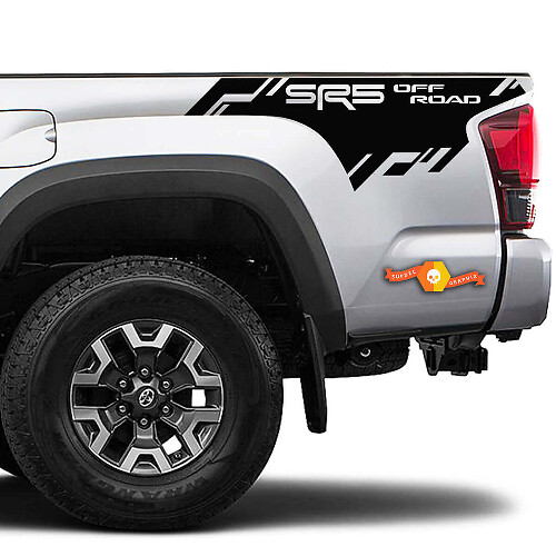 Autocollant vinyle SR5 Off Road pour panneau latéral de benne Toyota Tacoma