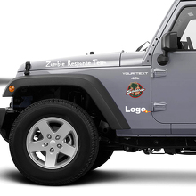 Autocollant Jeep Rubicon Zombie Response Team Wrangler Sticker_2