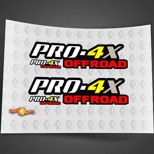 Autocollants en vinyle PRO-4X Off Road pour bas de caisse, paire, pour Nissan Frontier