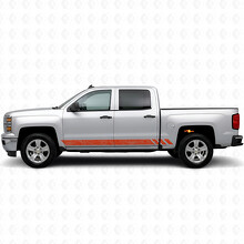 Bandes vinyles topographiques pour porte et panneau bas de caisse pour Chevrolet Silverado 1500 K2XX 2014-2019_4